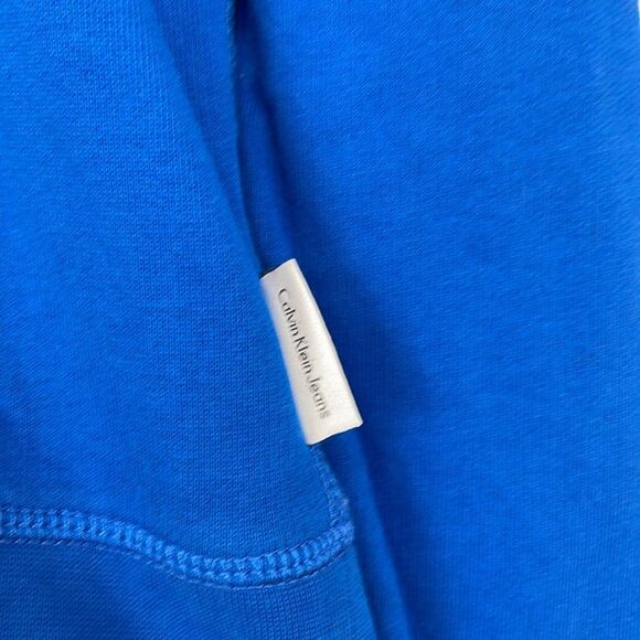 Calvin Klein Women’s Sweatshirt XS Pullover Crewneck Blue - Picture 3 of 7